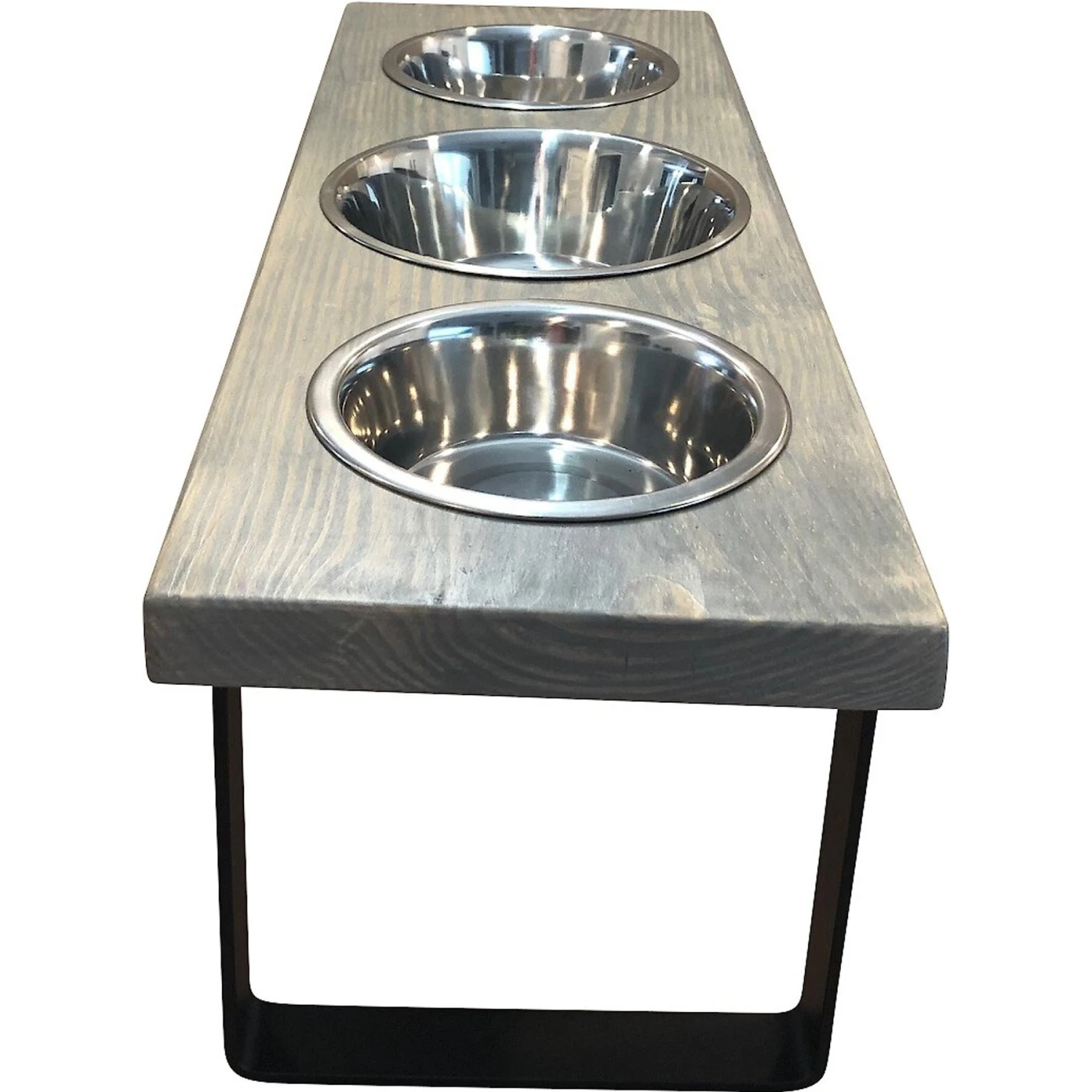 Bearwood Essentials Farmhouse 3-Bowl Elevated Dog Feeder - Image 3