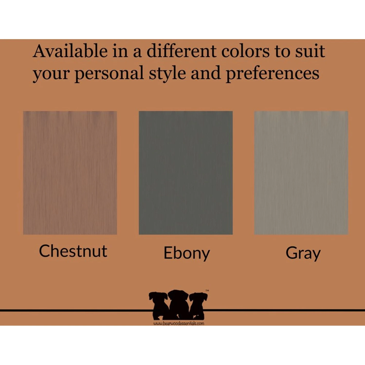 Bearwood Essentials Farmhouse 3-Bowl Elevated Dog Feeder - Image 9