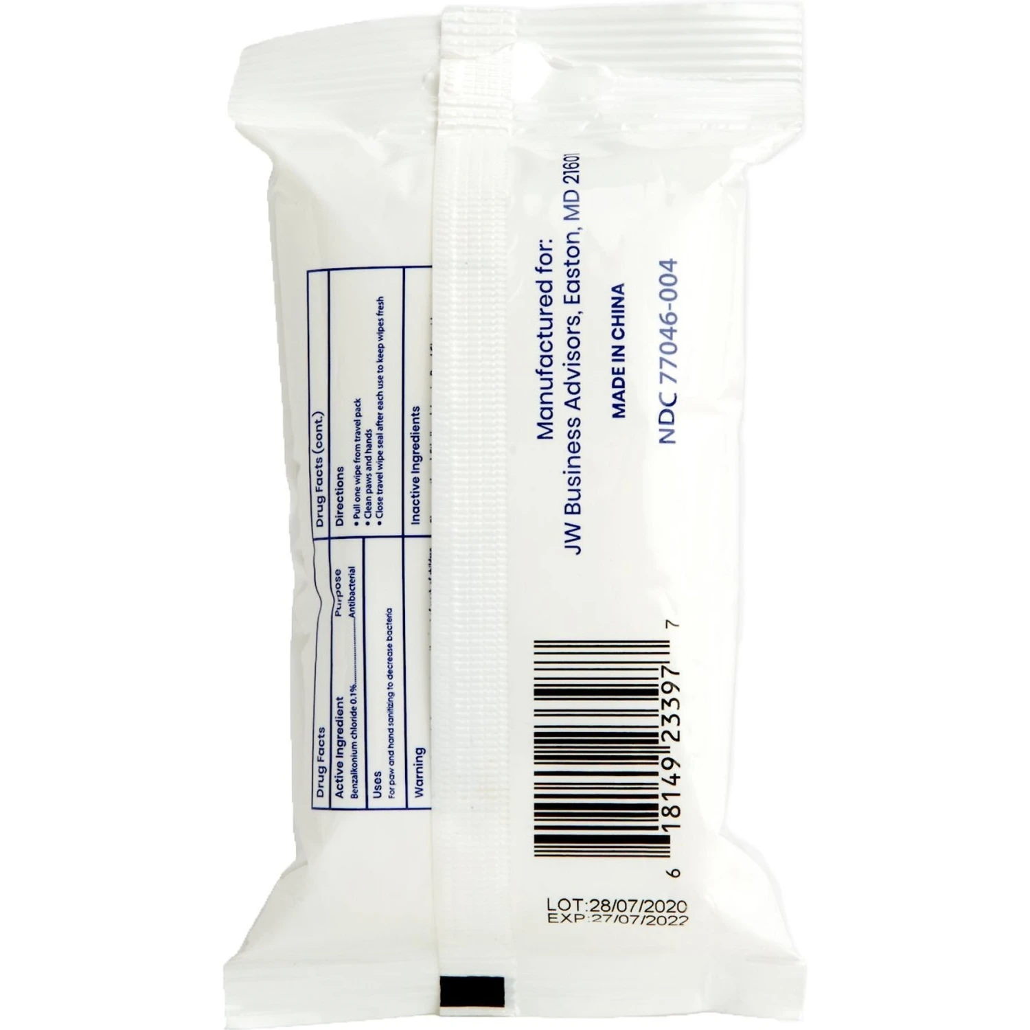 SafePaws Sanitizing & Dog Grooming Travel Caddy Refill Bundle, 20 Count - Image 4