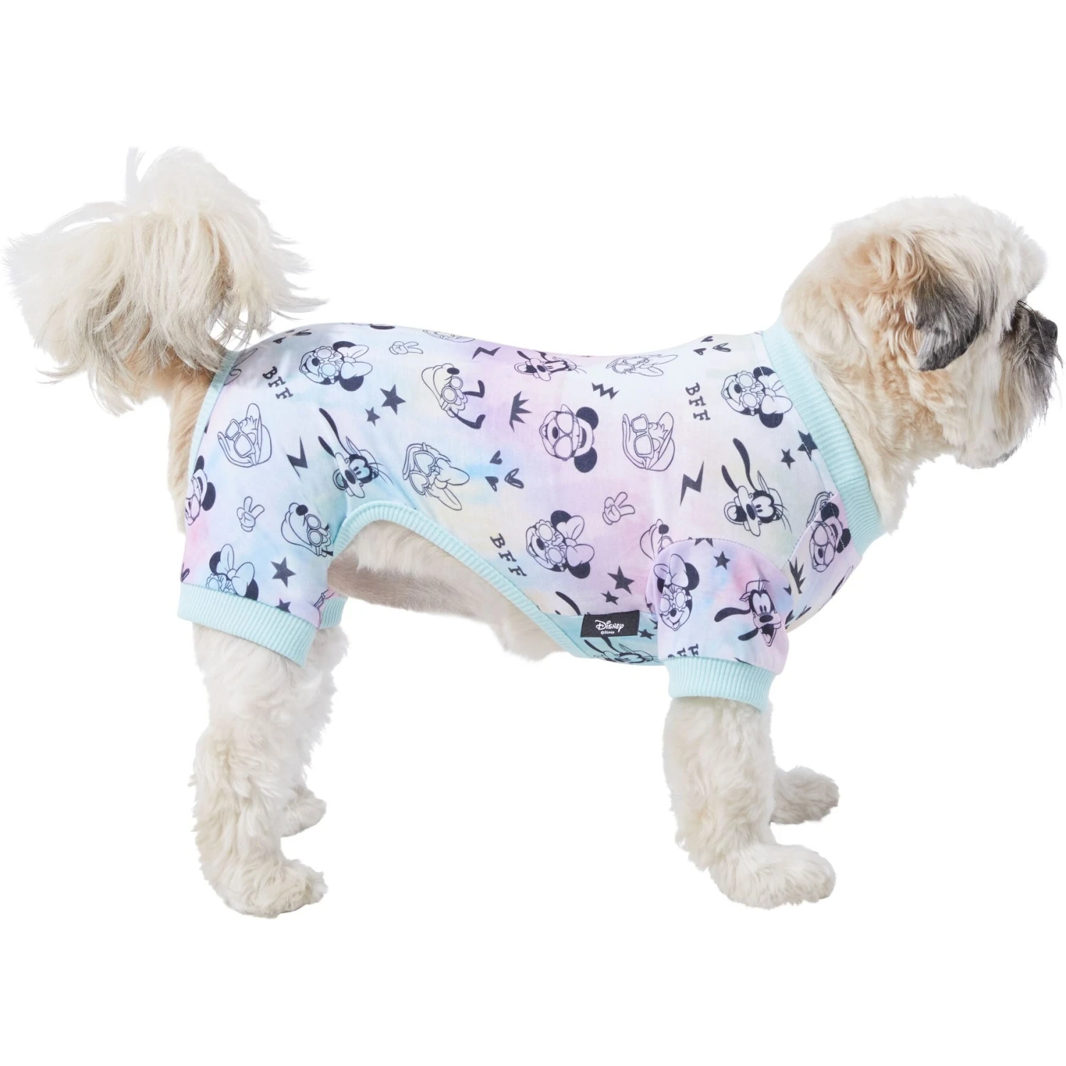 Disney Mickey & Friends Tie Dye Dog & Cat Jersey PJs - Image 3