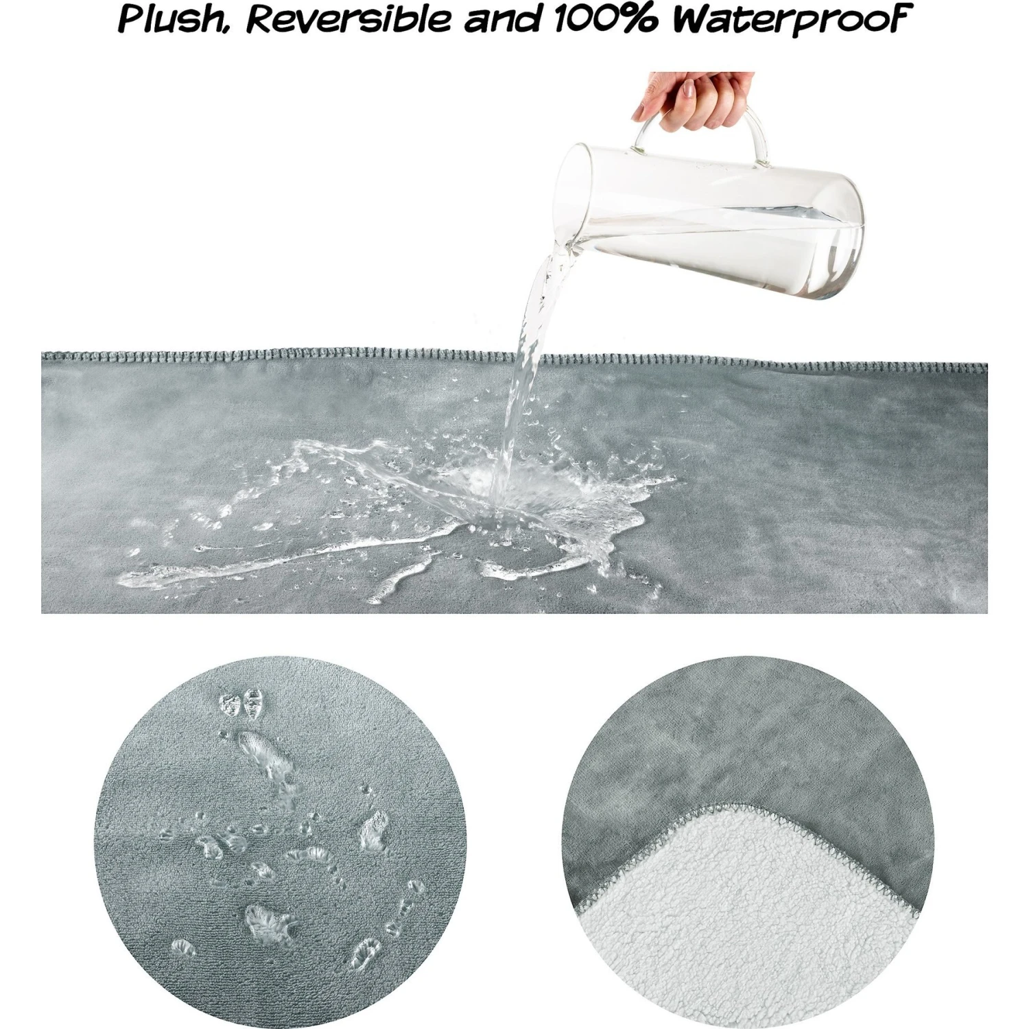 Pet Adobe Waterproof Fuzzy Throw Blanket - Image 4