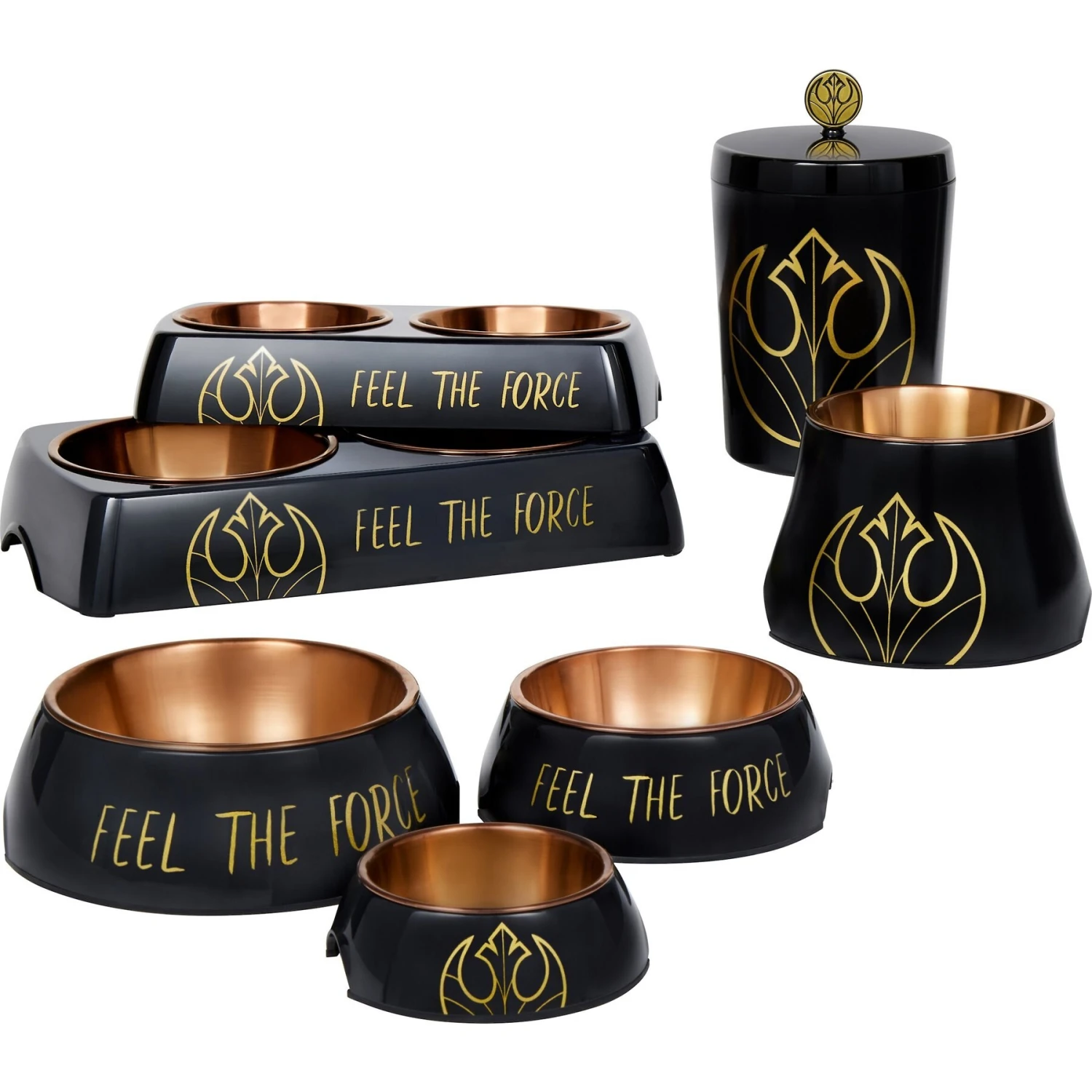 STAR WARS Melamine Stainless Steel Double Dog & Cat Bowl - Image 8