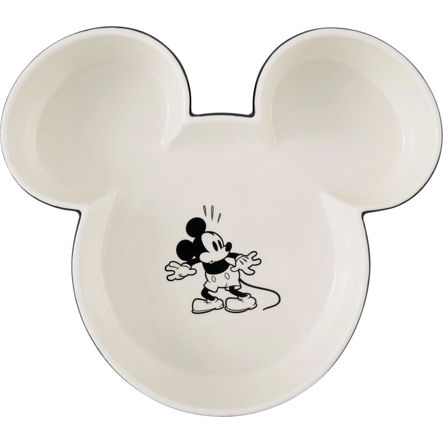 Disney Mickey Mouse Ceramic Dog & Cat Bowl