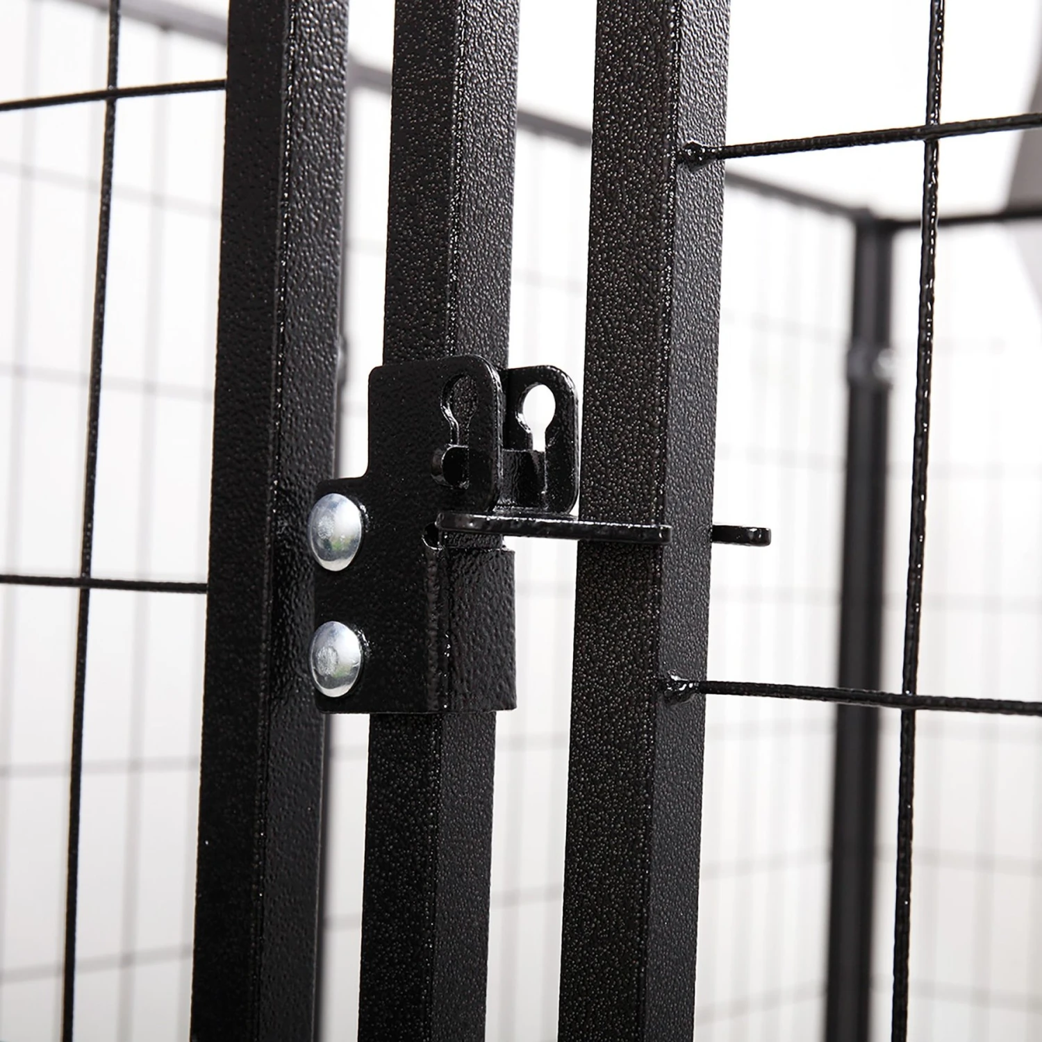 Coziwow By Jaxpety 47-in Metal Outdoor Dog Kennel Playpen, Black, 4.9 X 4.9 X 3.9 -ft - Image 6