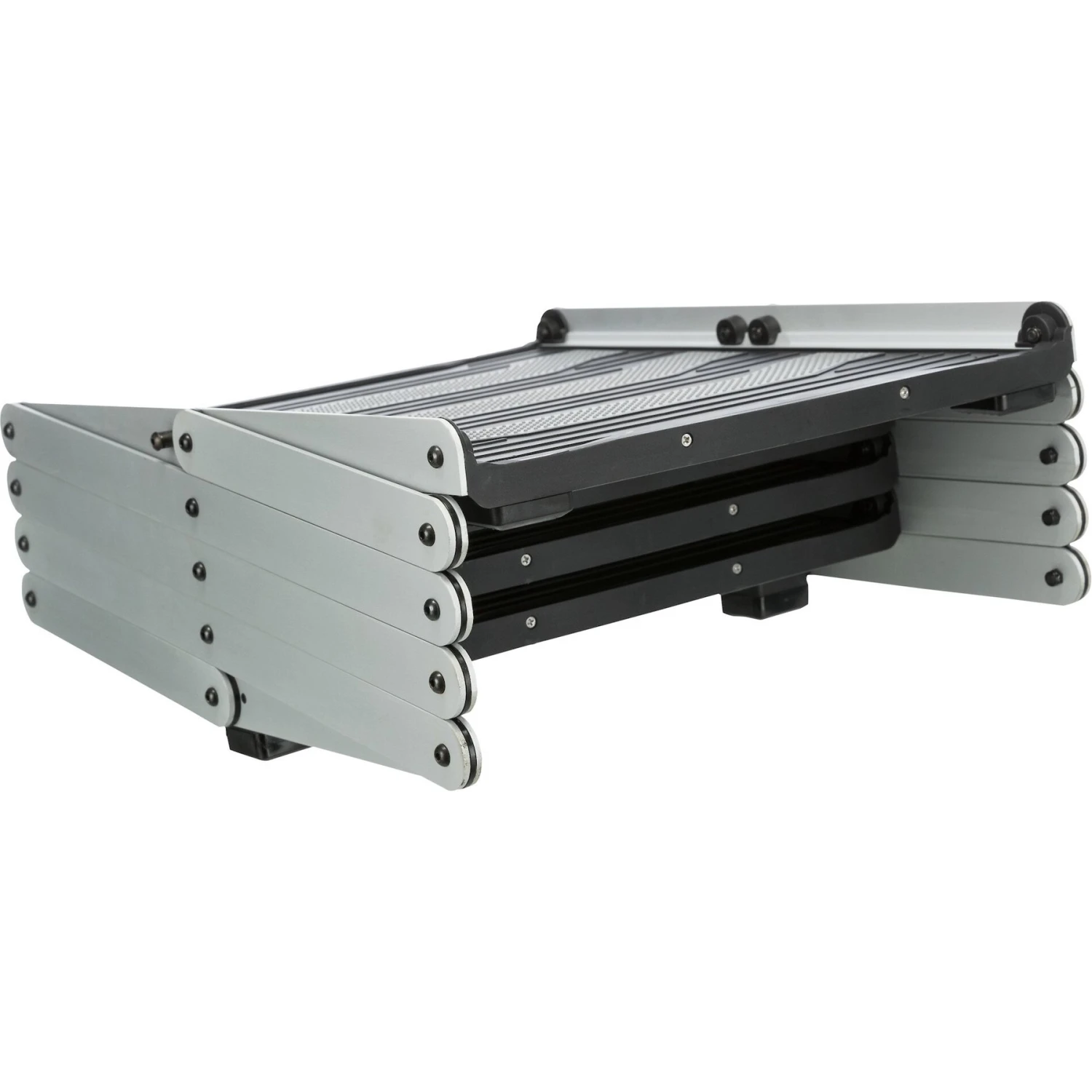 TRIXIE Heavy Duty 4-Step Foldable Dog Stairs, Silver/Black - Image 5