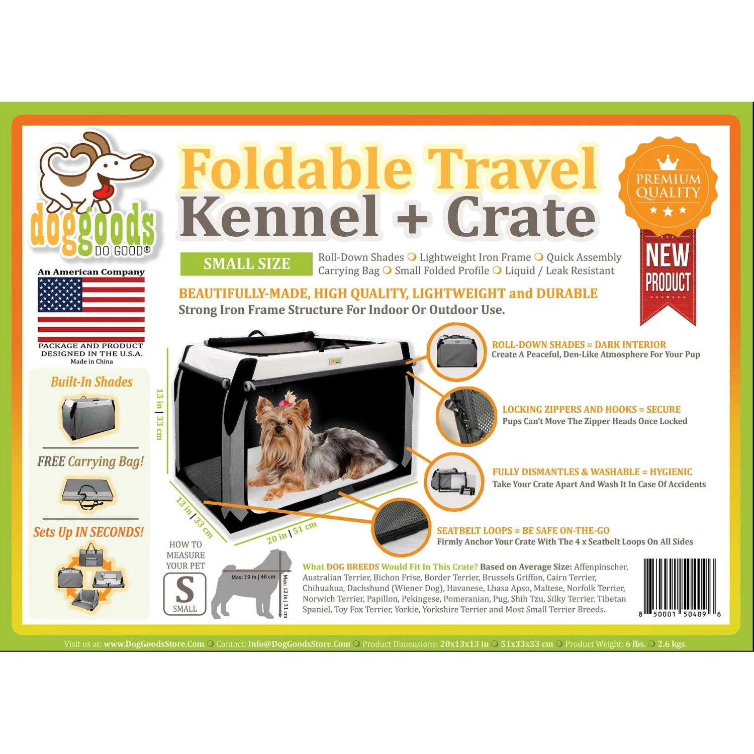 DogGoods Do Good The Foldable Travel Dog Crate - Image 4