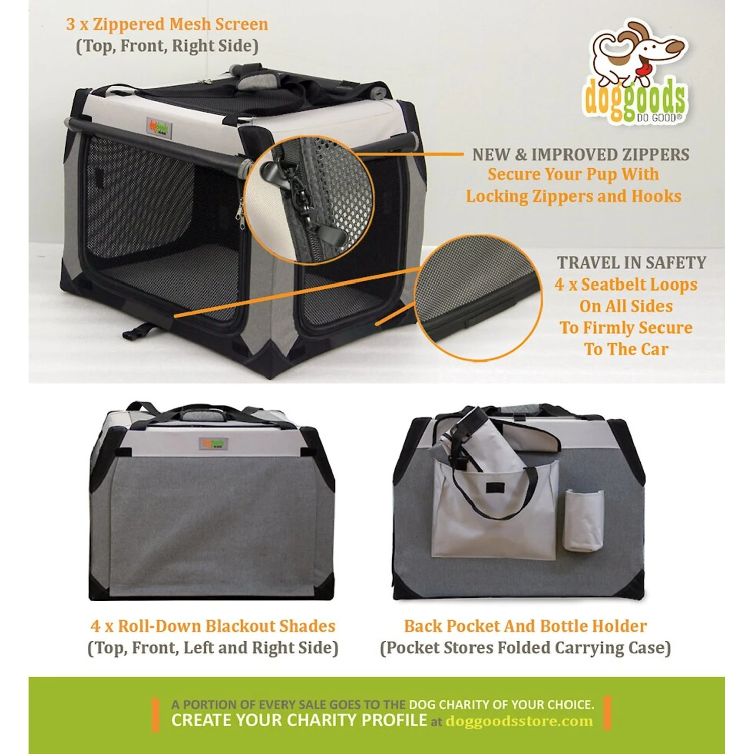 DogGoods Do Good The Foldable Travel Dog Crate - Image 6