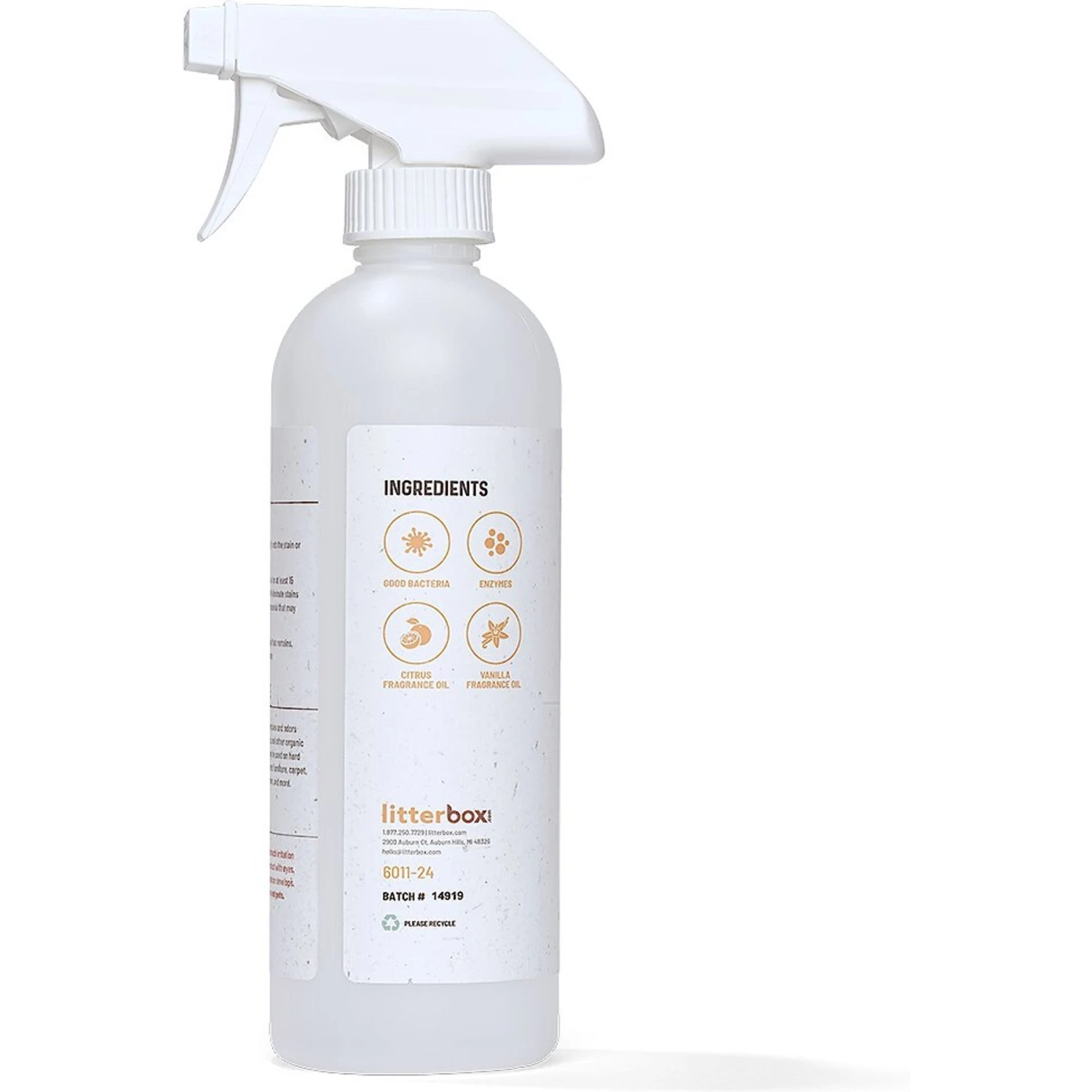 Litterbox.com Stain + Odor Citrus Vanilla Spray, 24-oz Bottle - Image 2