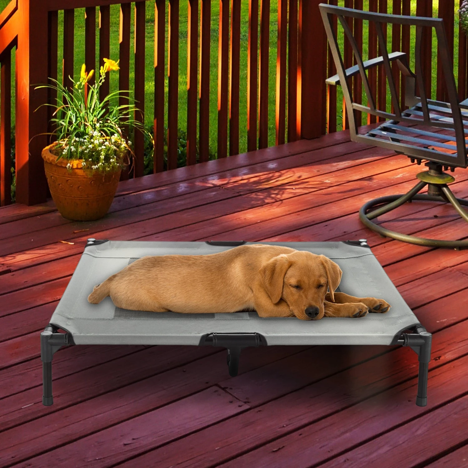Pet Adobe Cot-Style Elevated Pet Bed - Image 6