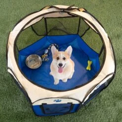 Pet Adobe Pop-Up Dog Playpen