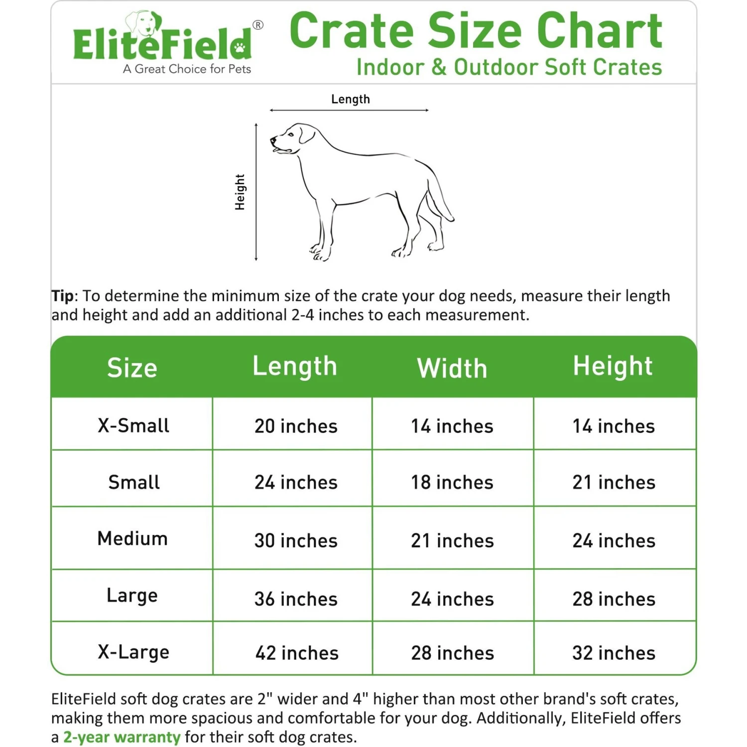 EliteField 4-Door Collapsible Soft-Sided Dog Crate - Image 9