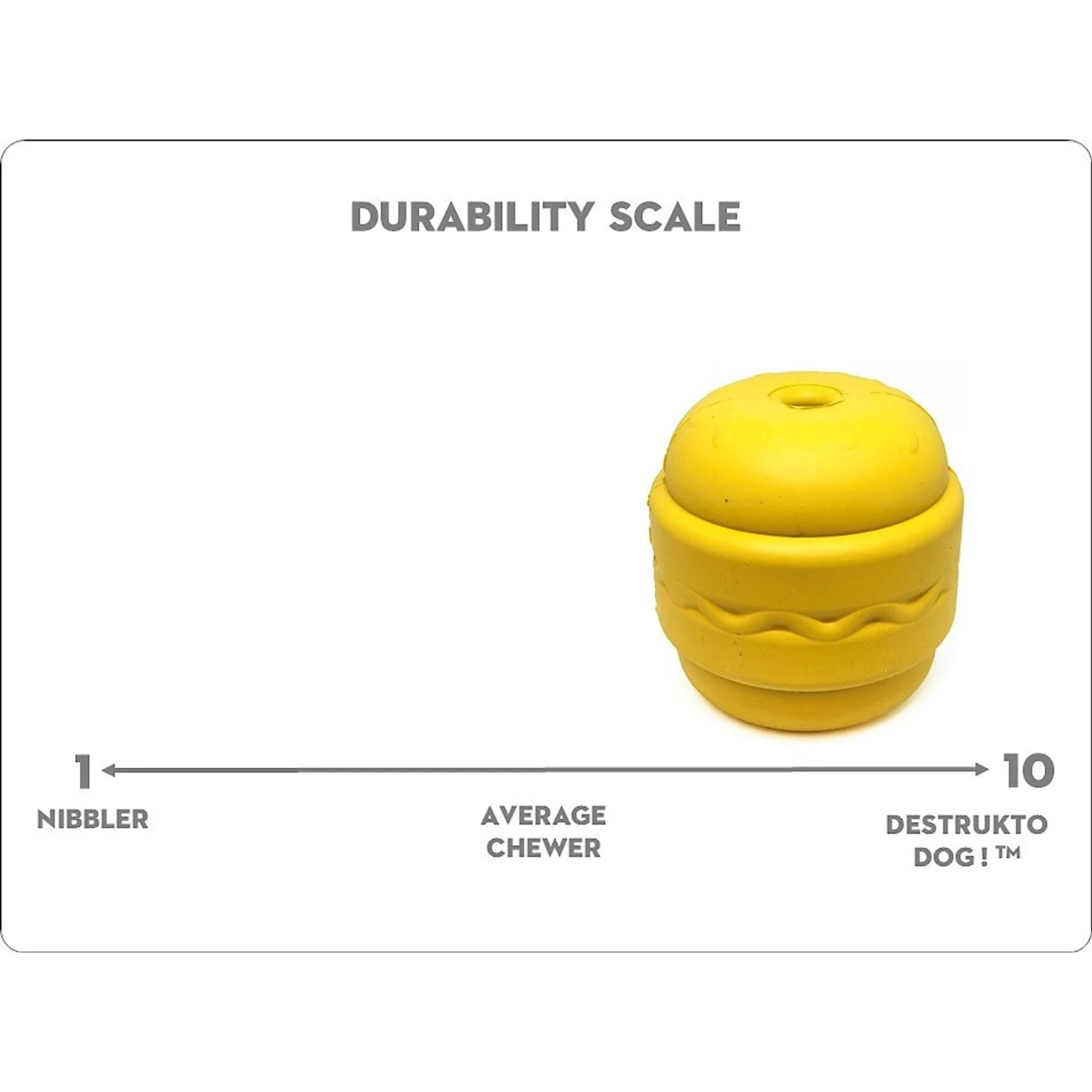 SodaPup Hamburger Rubber Treat Dispenser Dog Toy - Image 5