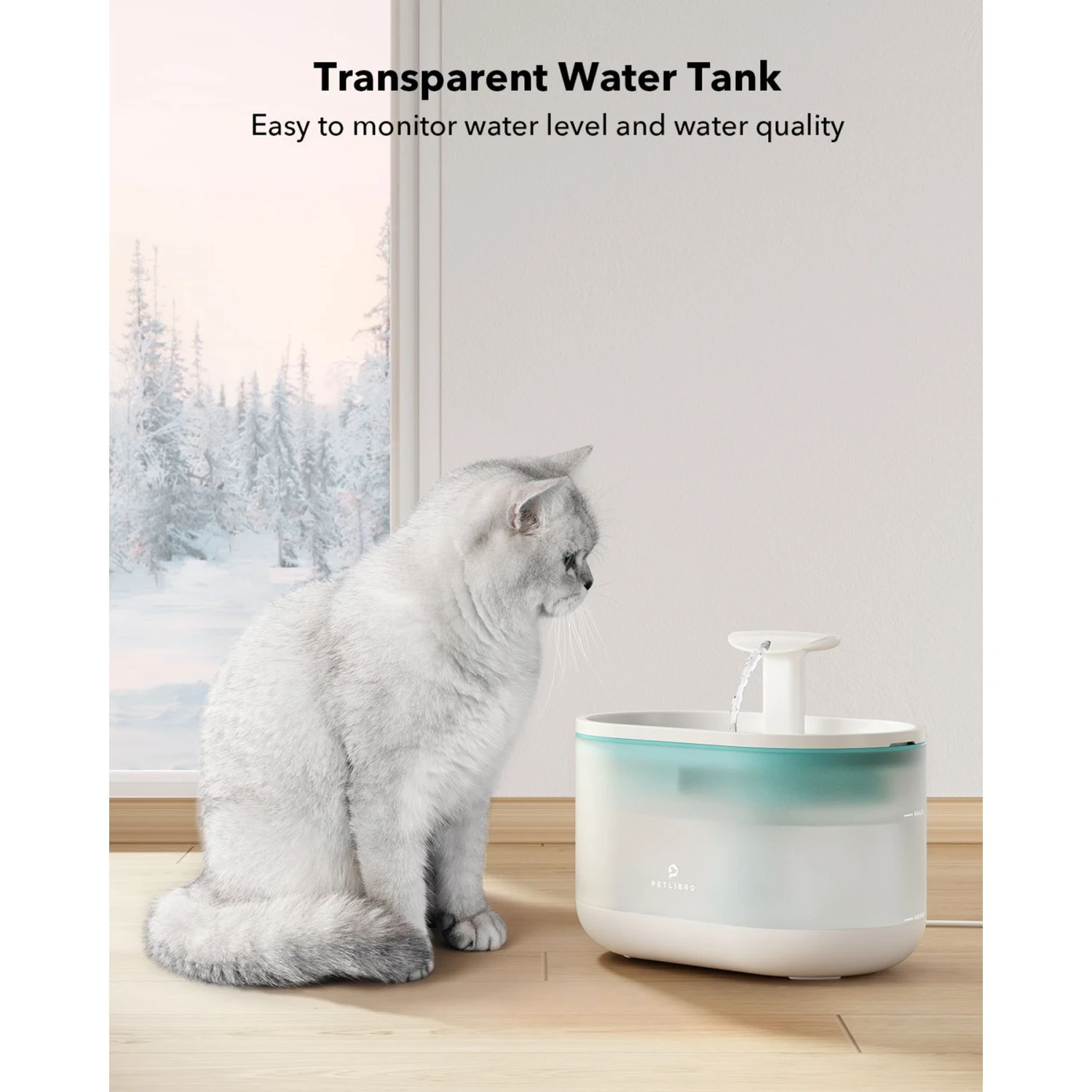Petlibro Capsule Automatic Dog & Cat Water Fountain, 2-L - Image 5