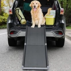 Coziwow By Jaxpety Heavy Duty Foldable Dog Car Ramp, 63-in
