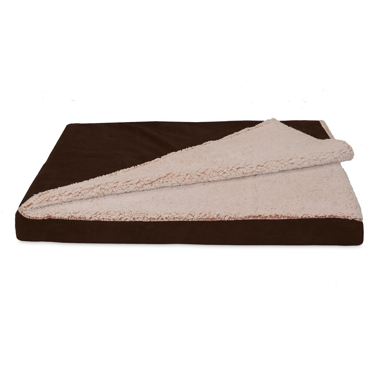 FurHaven Berber & Suede Blanket Top Cooling Gel Cat & Dog Bed - Image 3