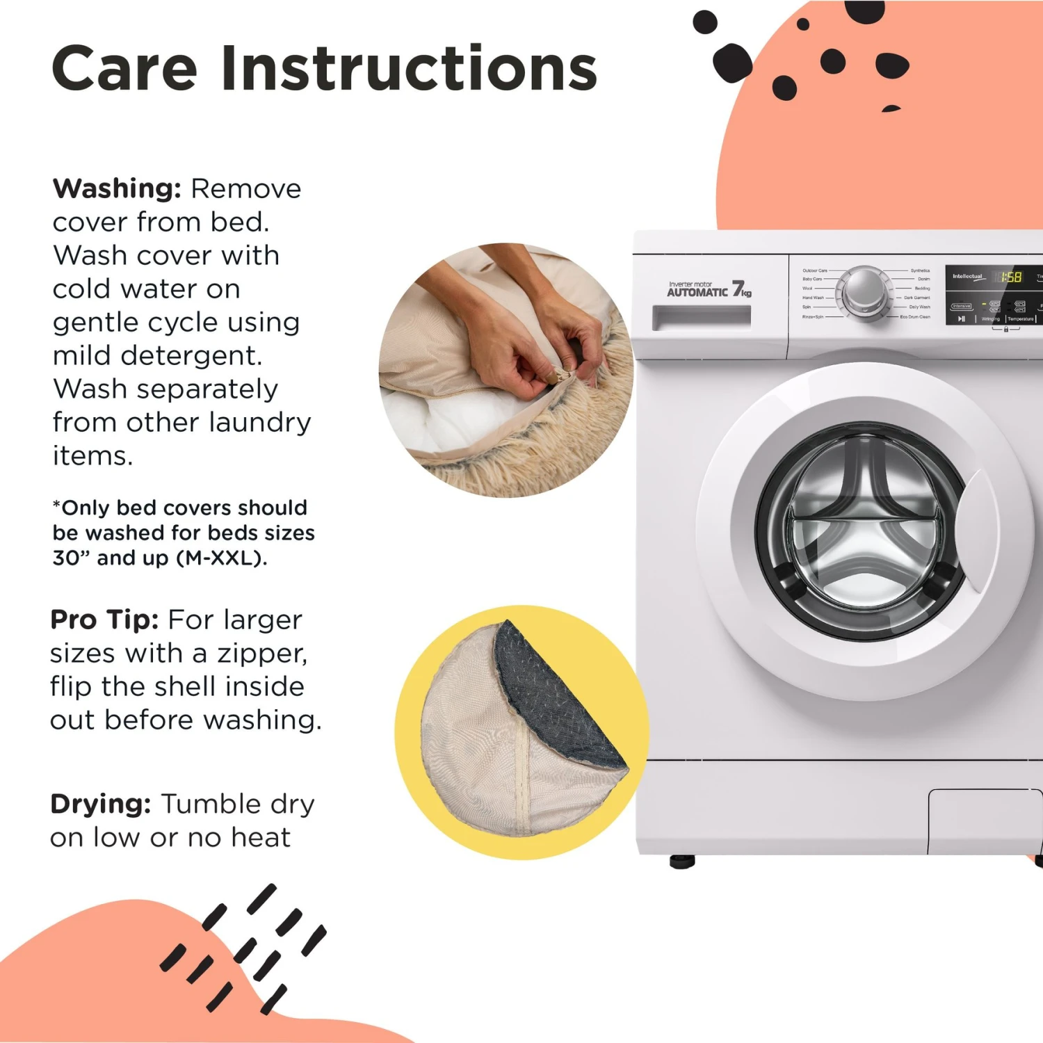 Best Friends By Sheri The Original Calming Shag Fur Donut Cuddler Cat & Dog Bed - Image 8