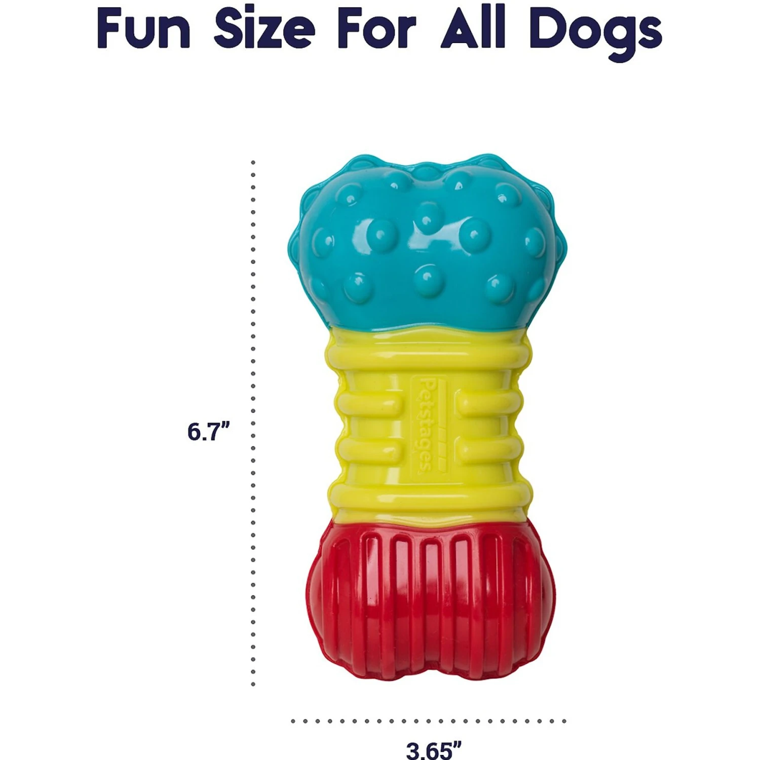 Petstages Multi-Squeak Bone Dog Chew Toy - Image 5