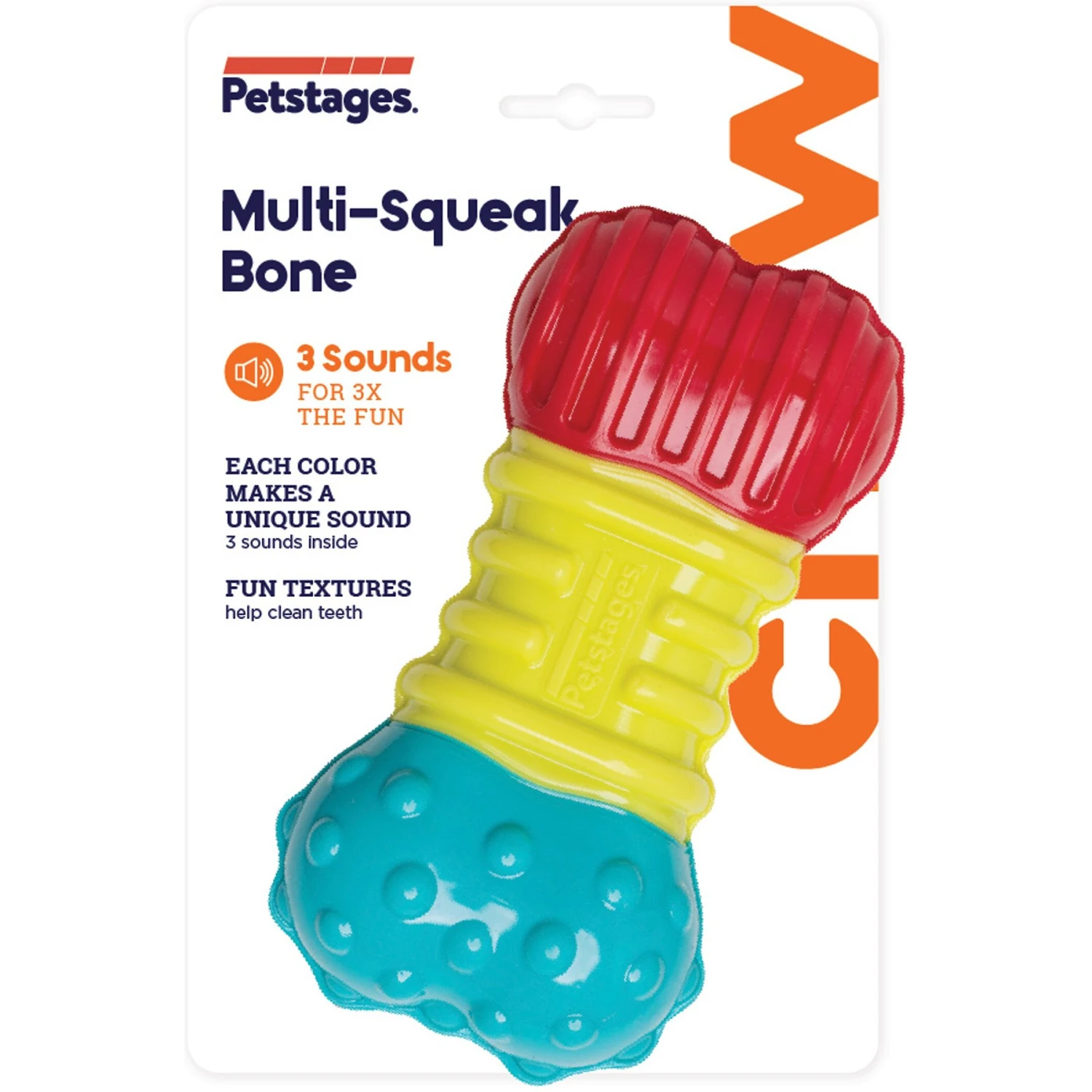 Petstages Multi-Squeak Bone Dog Chew Toy - Image 6