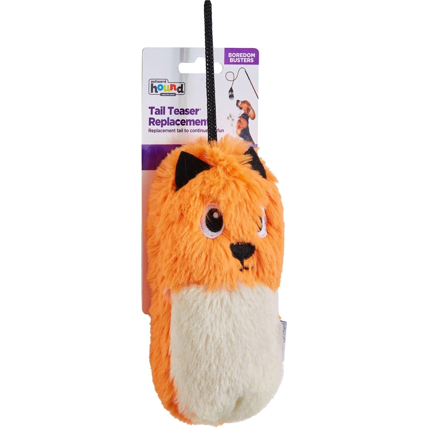 Outward Hound Fox Tail Teaser Wand Dog Toy Replacement Lure - Image 7