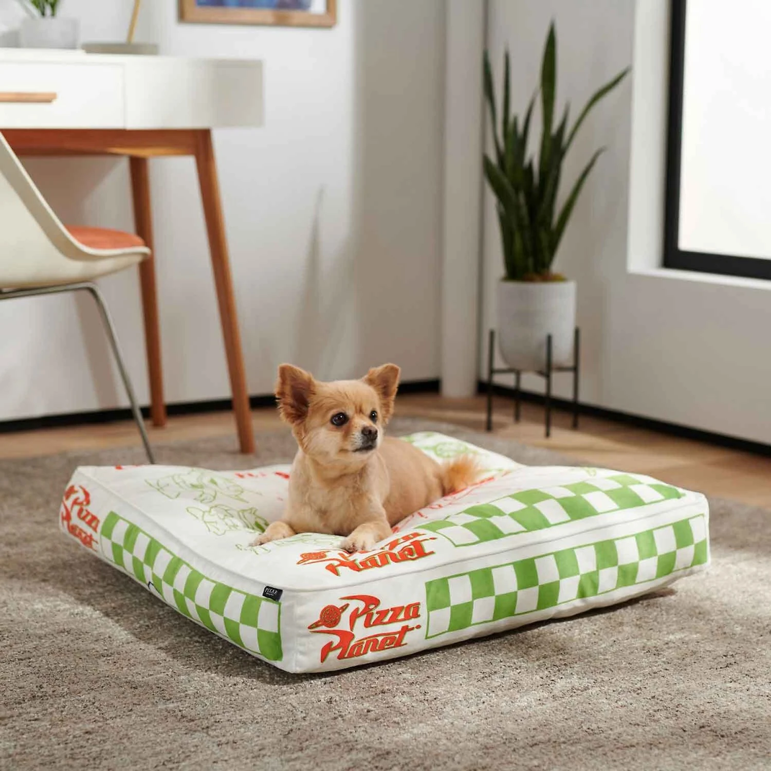 Pixar Toy Story's Pizza Planet Pillow Dog & Cat Bed & Pixar The Claw Covered Dog & Cat Bed - Image 5