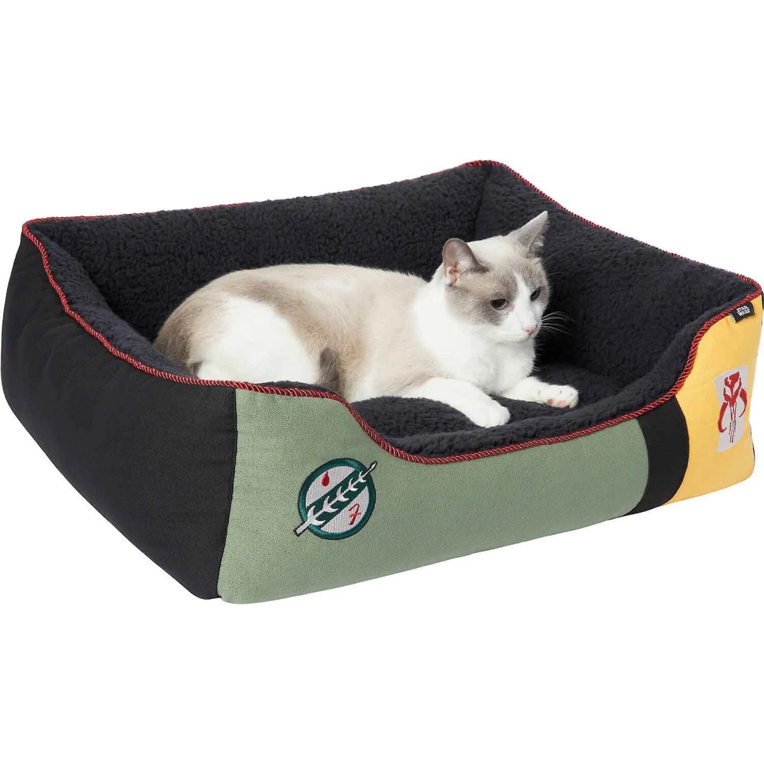 STAR WARS THE MANDALORIAN Bolster Dog & Cat Bed & STAR WARS BOBA FETT Bolster Dog & Cat Bed - Image 2
