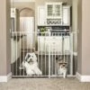 Carlson Pet Products Maxi Extra Tall Walk-Thru Dog Gate With Pet Door
