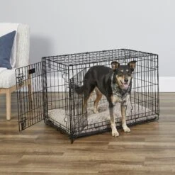 MidWest ICrate Fold & Carry Double Door Collapsible Wire Dog Crate