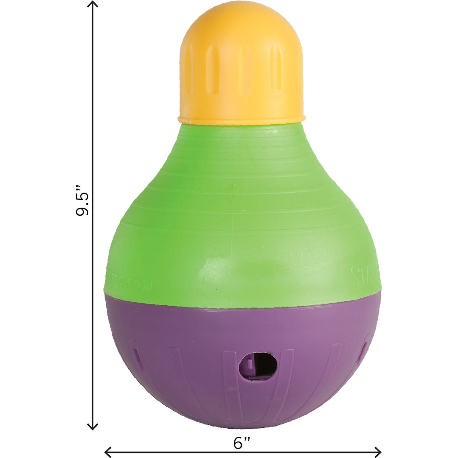 Starmark Treat Dispensing Bob-a-Lot Dog Toy - Image 2