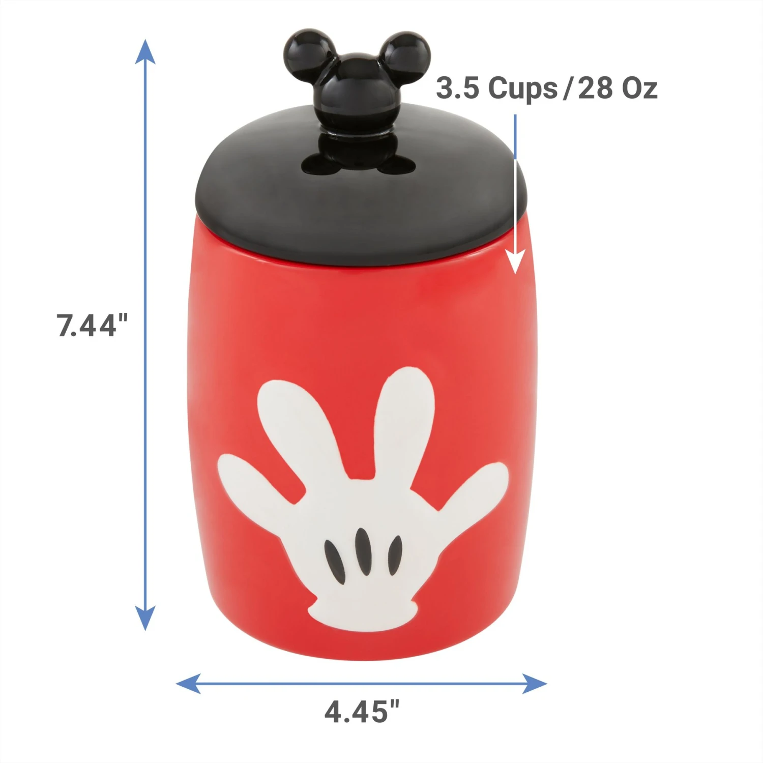 Disney Table Scraps Mickey Mouse Hot Diggity Dog Recipe Upcycled Jerky Dog Treats, 5-oz Bag & Disney Mickey Mouse Ceramic Dog & Cat Treat Jar - Image 5