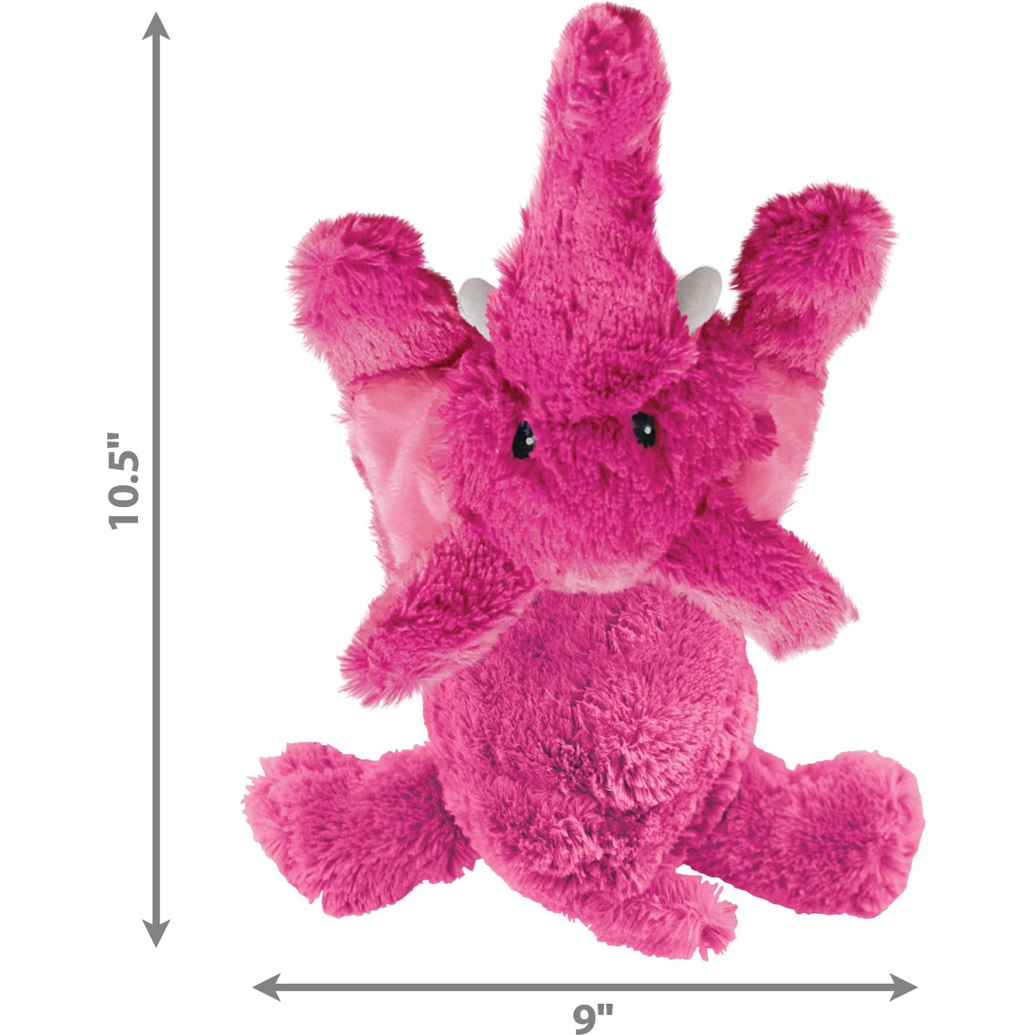 KONG Cozie Elmer The Elephant Dog Toy - Image 2