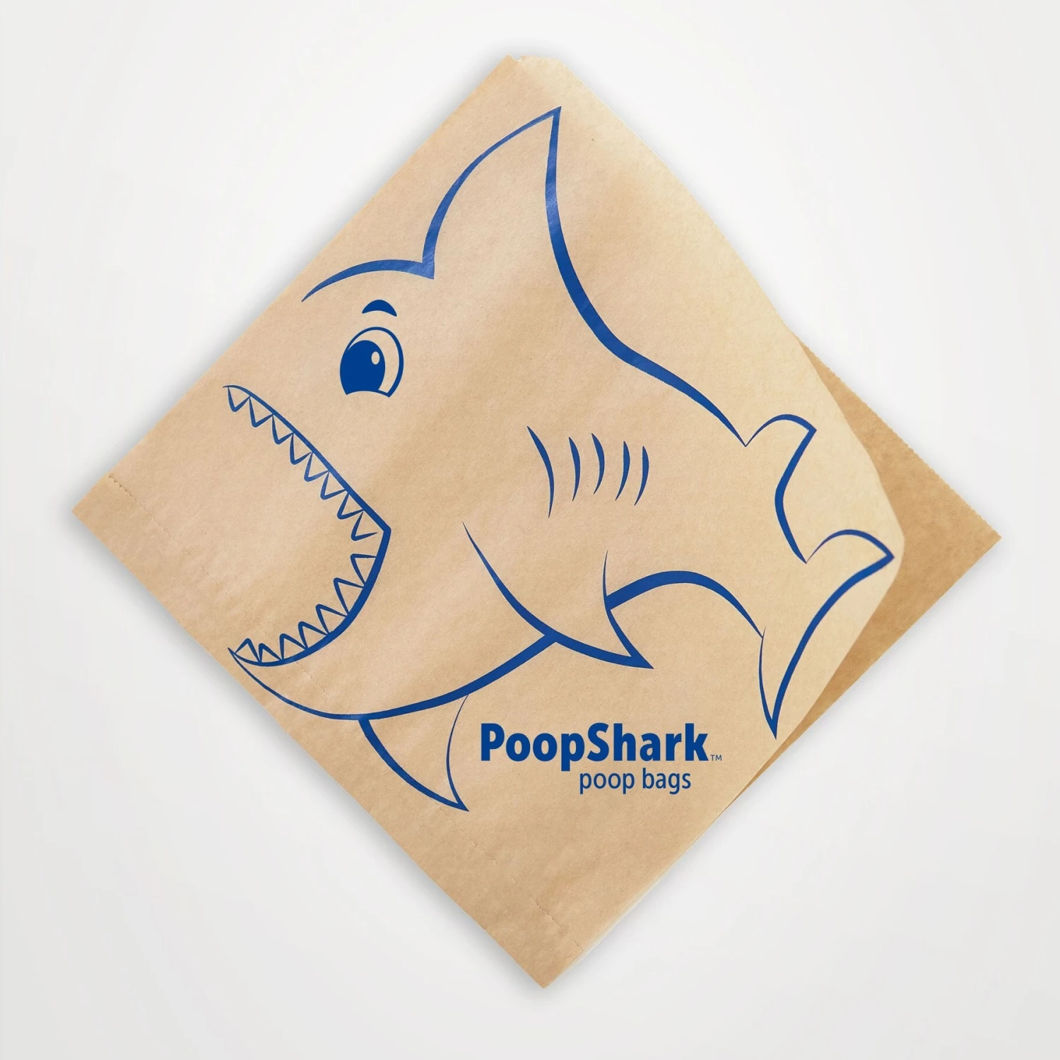 PoopShark Paper Poop Bags For Dogs, Brown Kraft, 60 Count - Image 2