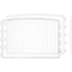 IRIS USA Dog Playpen 2-Panel Add-On, 24-in, White