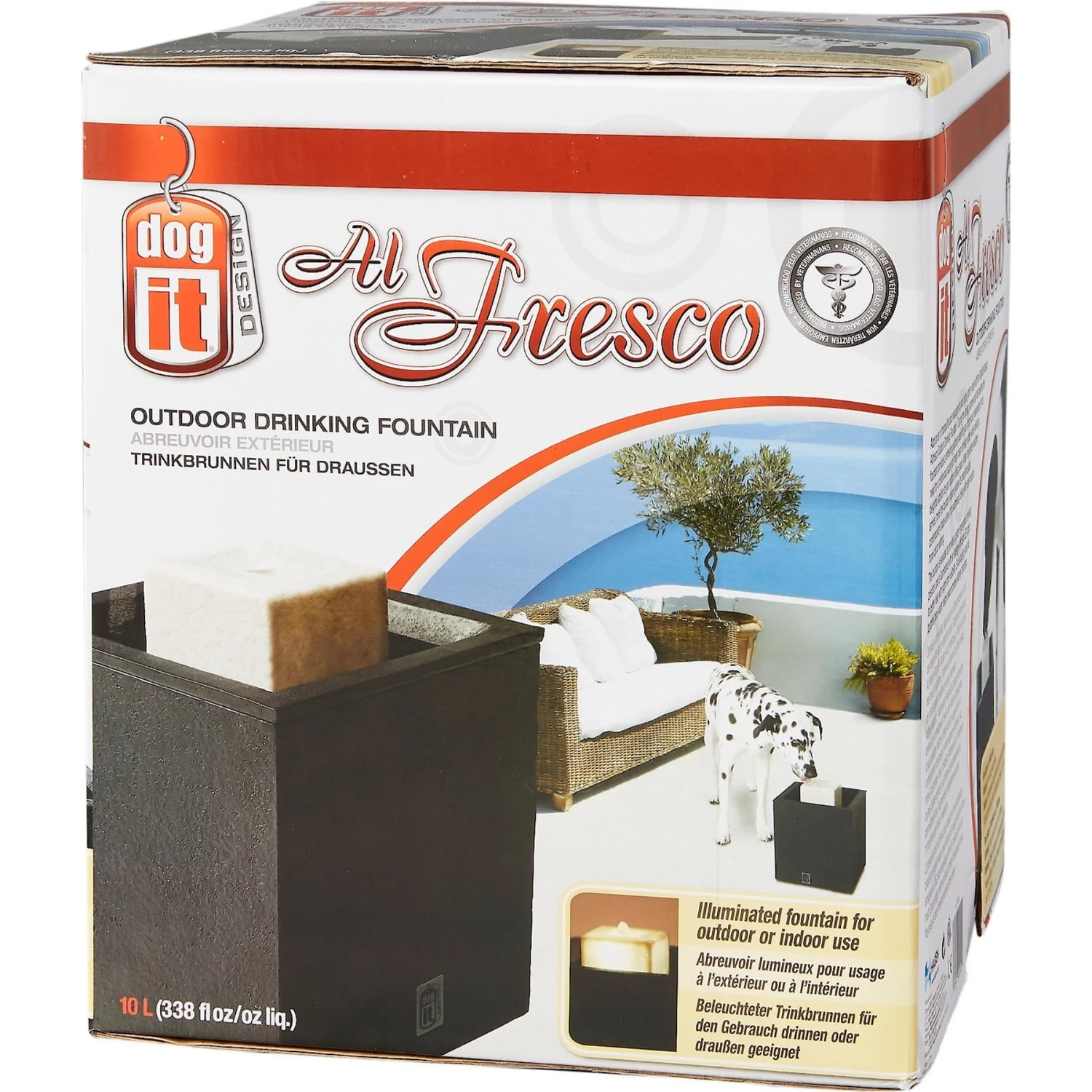 Dogit Design Alfresco Outdoor Drinking Plastic Fountain - Image 5