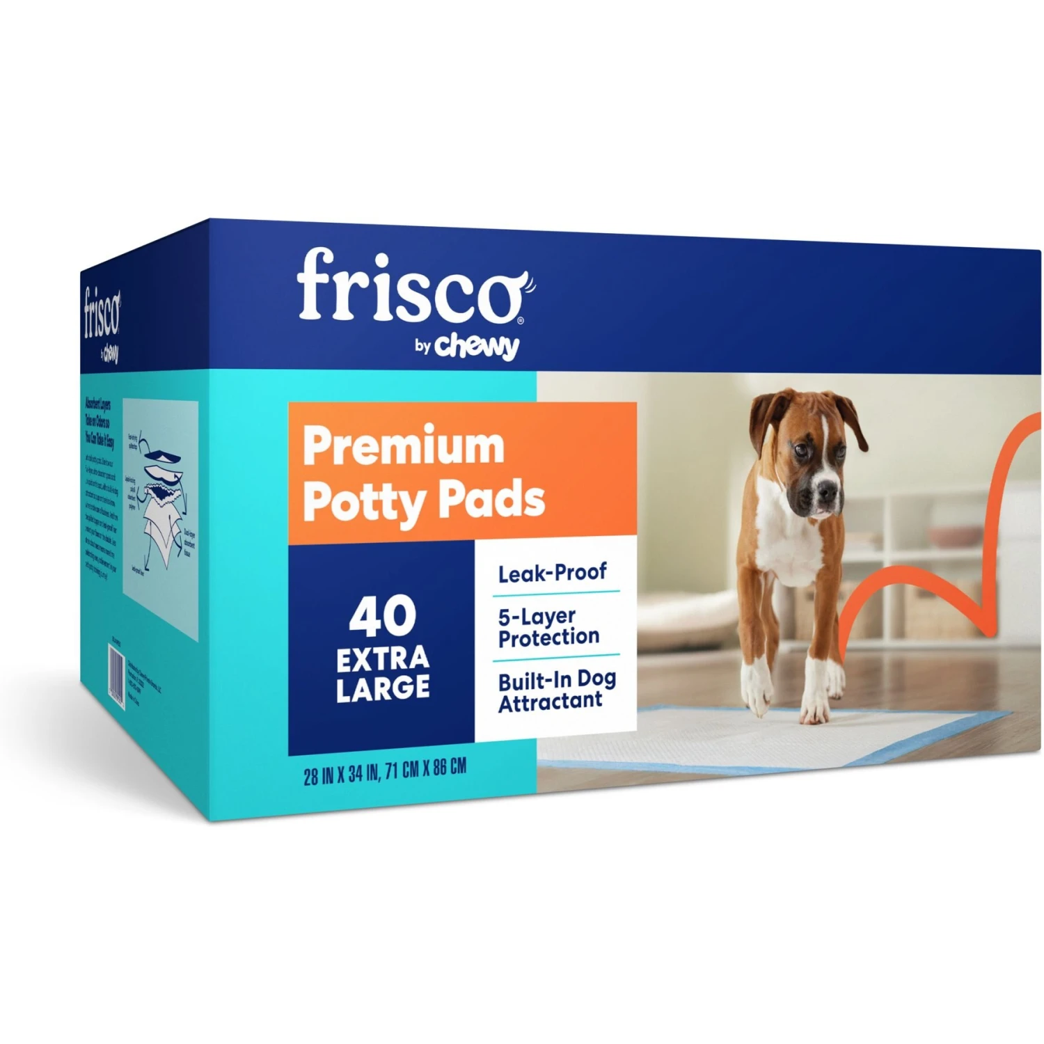 Frisco Premium Extra Large Dog Training & Potty Pads & American Journey Peanut Butter Recipe Grain-Free Oven Baked Crunchy Biscuit Dog Treats - Image 2