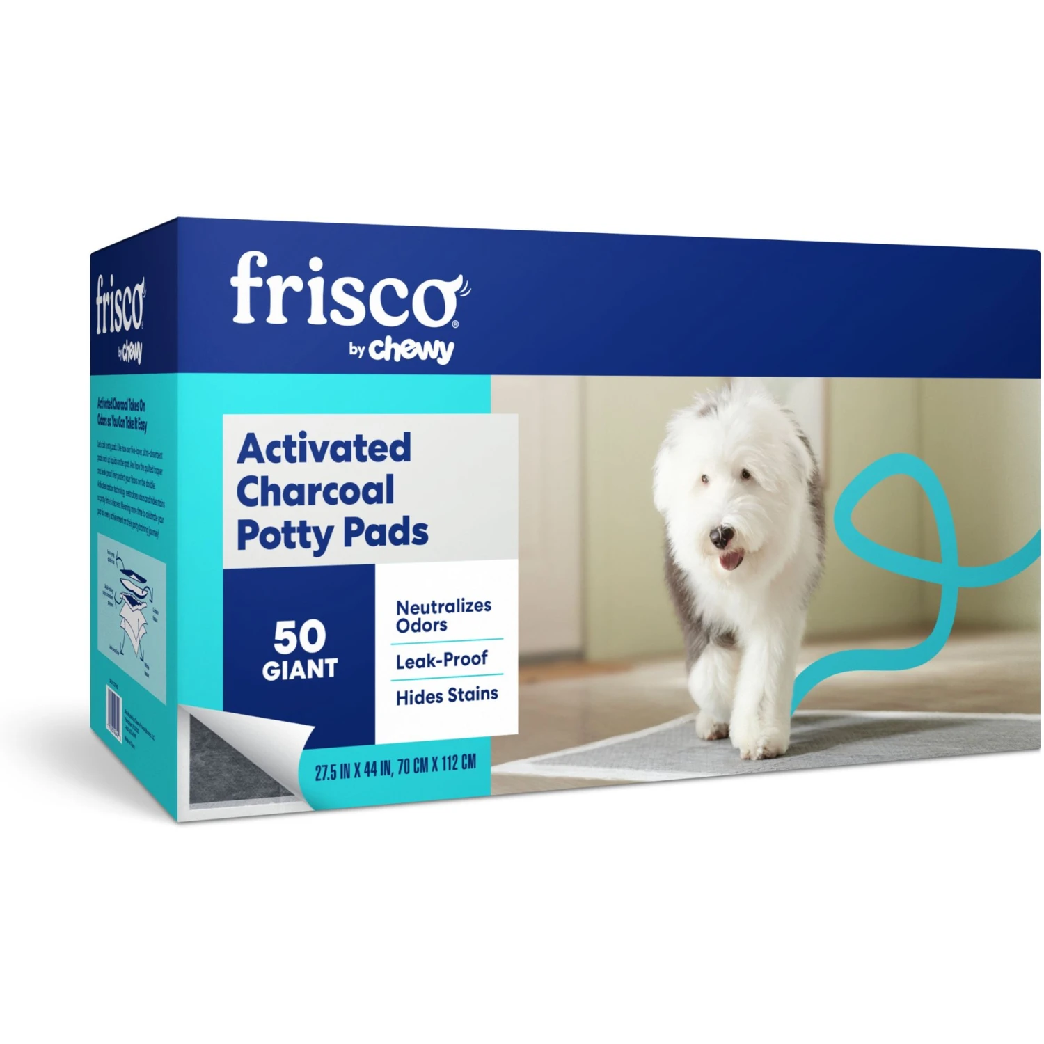 Frisco Giant Charcoal Dog Training & Potty Pads & American Journey Beef Recipe Grain-Free Soft & Chewy Training Bits Dog Treats - Image 2