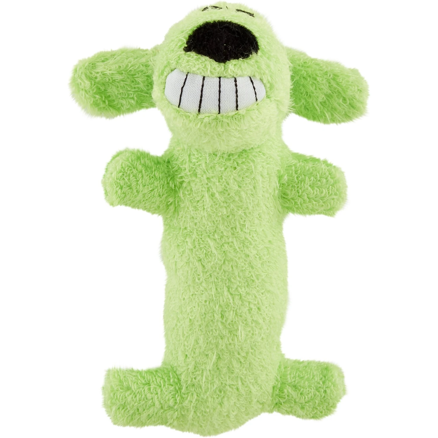 Multipet Loofa Dog The Original Squeaky Plush Dog Toy, Color Varies
