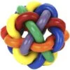 Multipet Nobbly Wobbly Ball Dog Toy, Color Varies