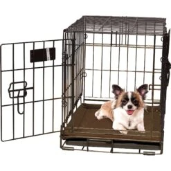 K&H Pet Products Self-Warming Dog Crate Pad, Mocha