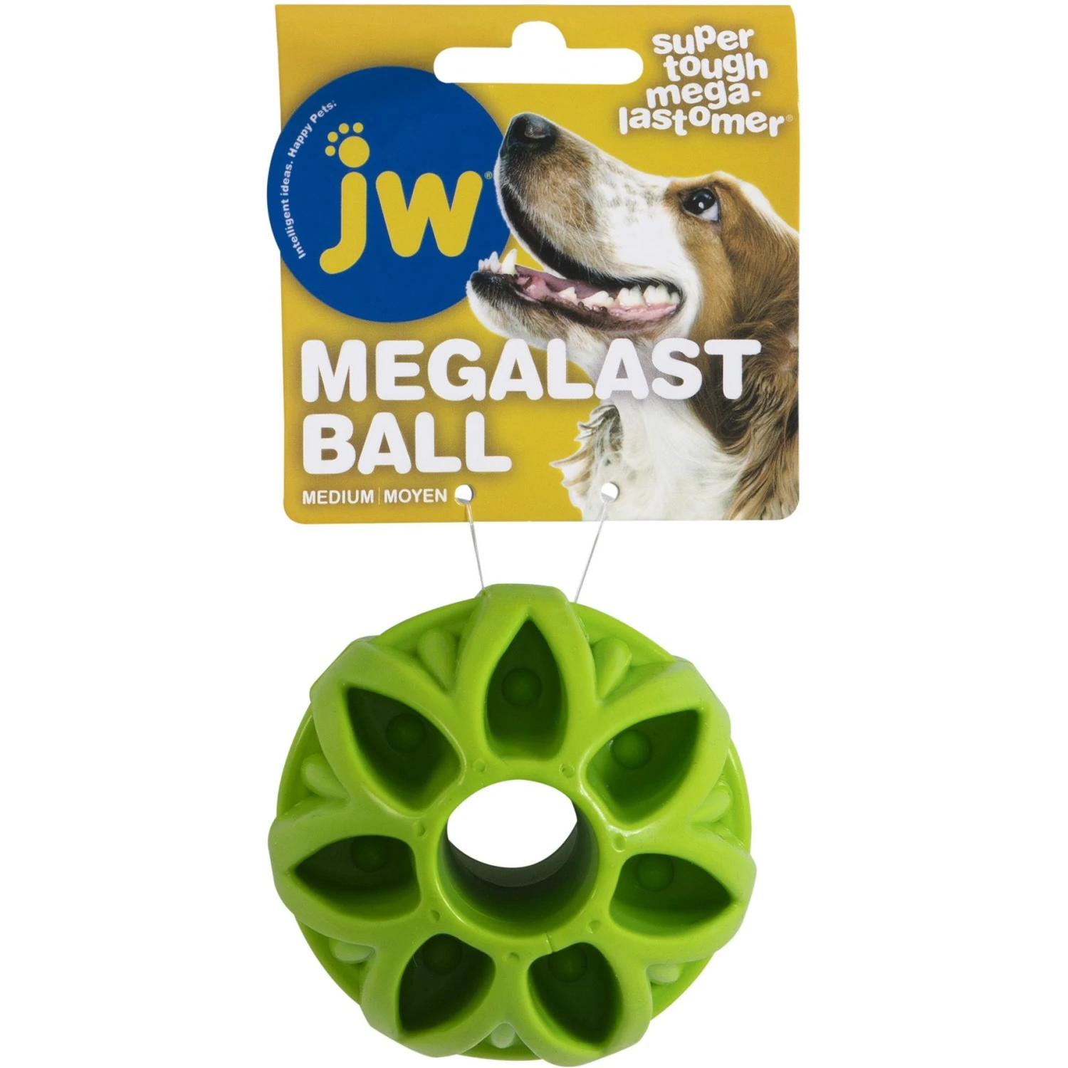 JW Pet Megalast Ball Dog Toy, Color Varies