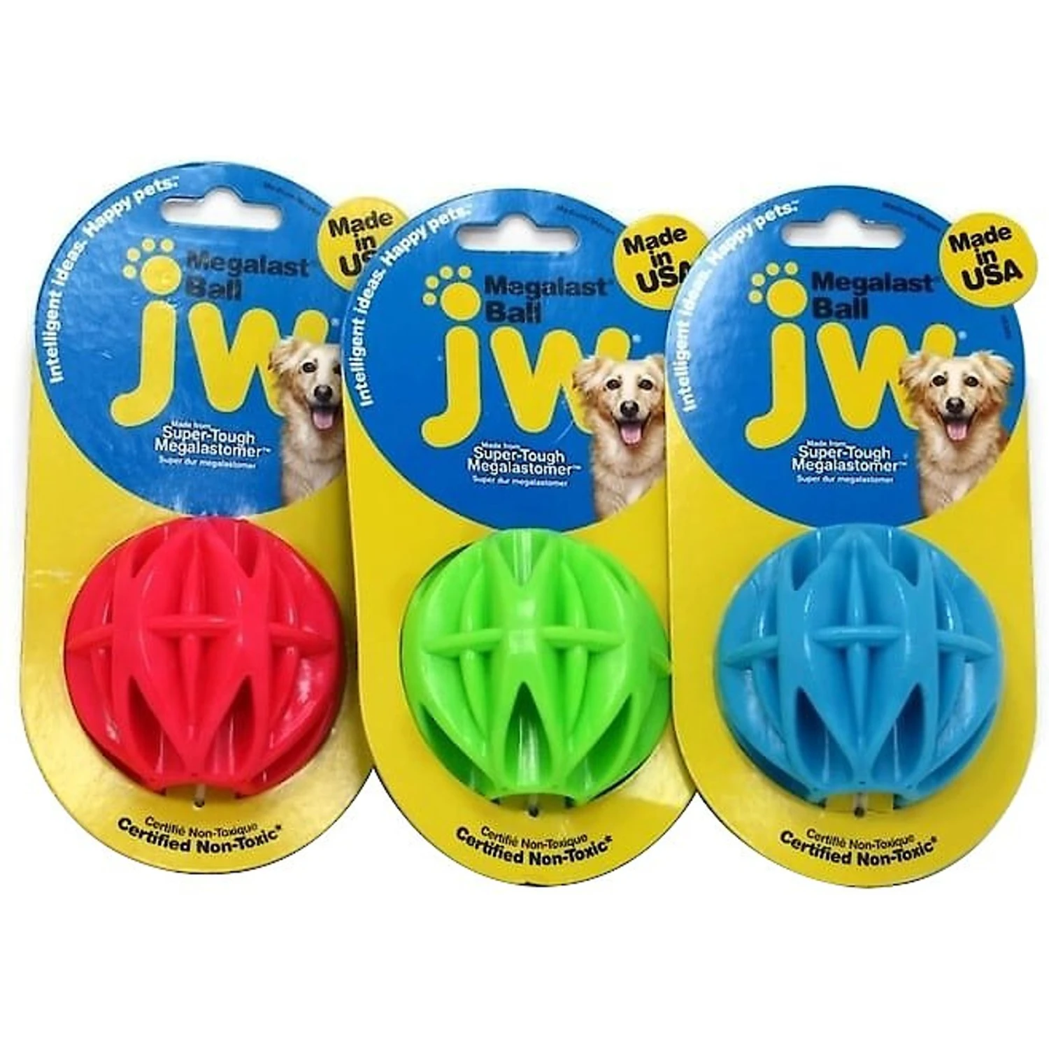JW Pet Megalast Ball Dog Toy, Color Varies - Image 5