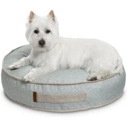 Bark And Slumber Birdie Plush Eco Friendly Fabric Round Lounger Dog Bed