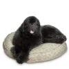 Bark And Slumber Biscuit Plush Round Eco Friendly Fabric Lounger Dog Bed