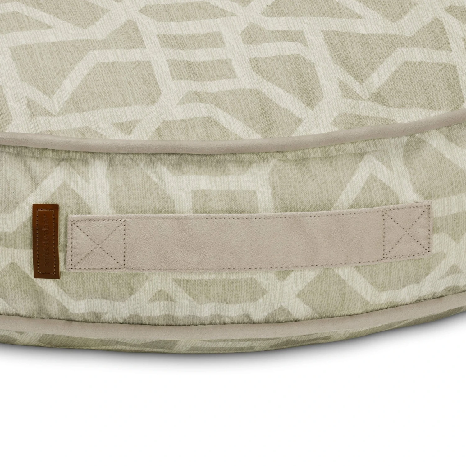 Bark And Slumber Biscuit Plush Round Eco Friendly Fabric Lounger Dog Bed - Image 4