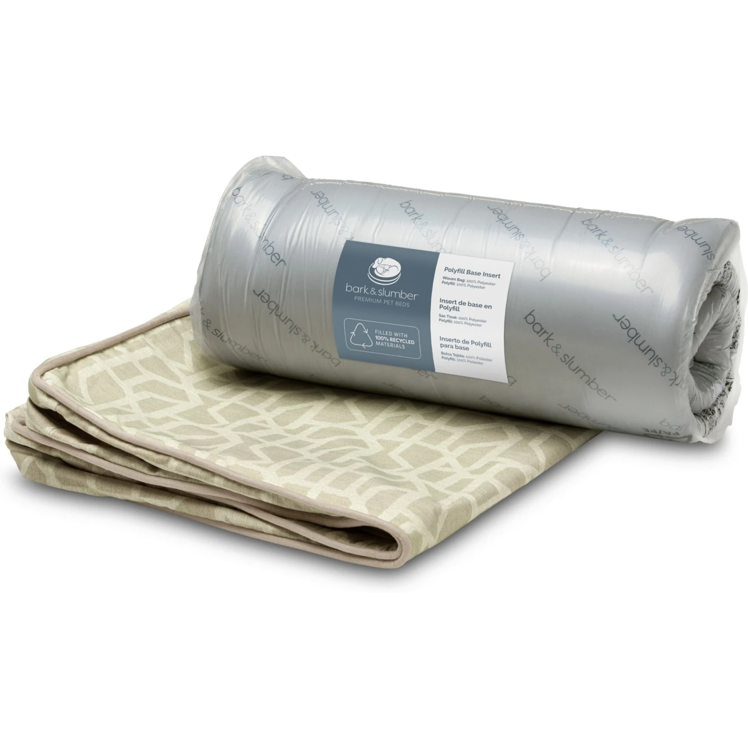 Bark And Slumber Biscuit Plush Eco Friendly Fabric Lounger Dog Bed - Image 5