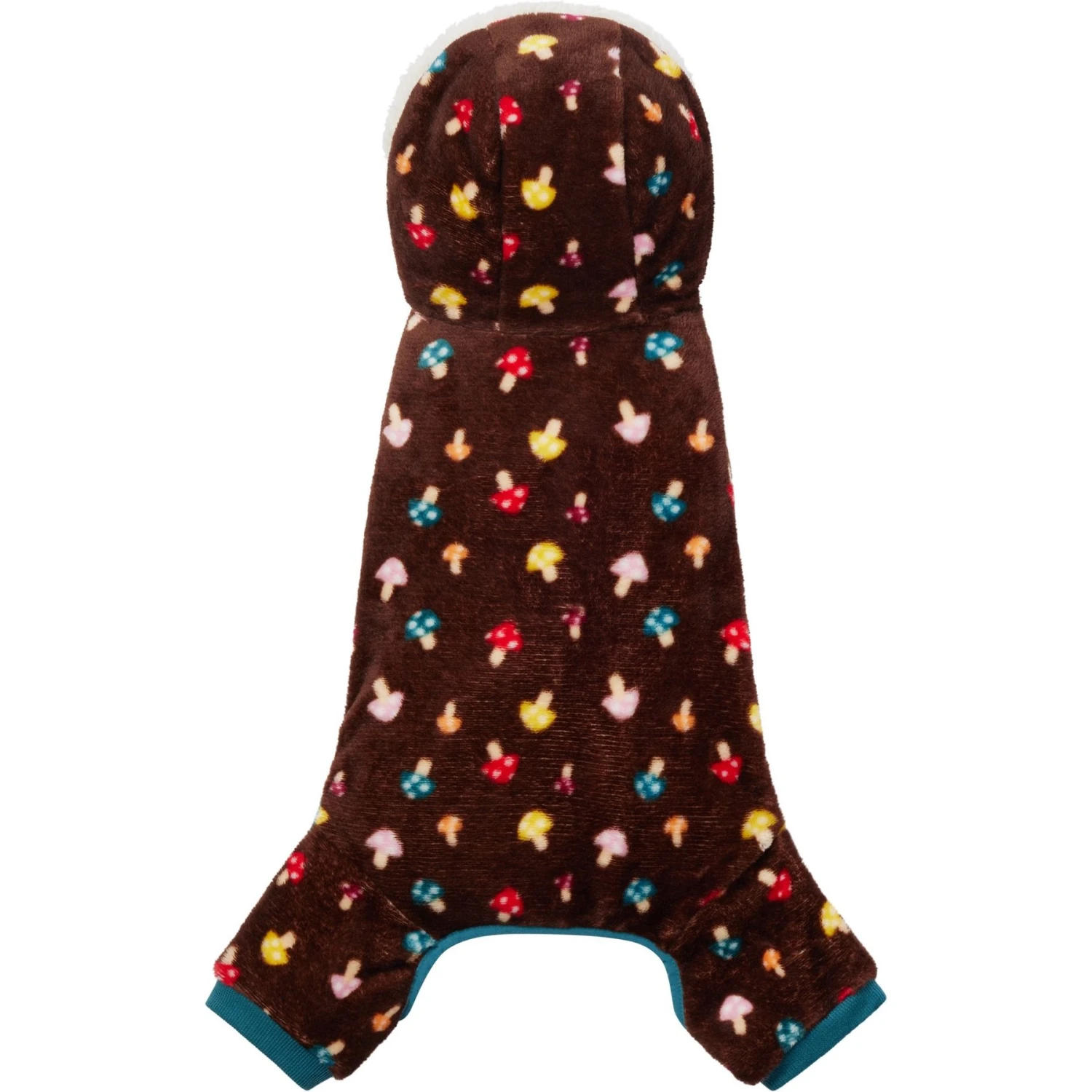 Frisco Cozy Plush Fleece Dog & Cat PJs, Mushrooms - Image 4