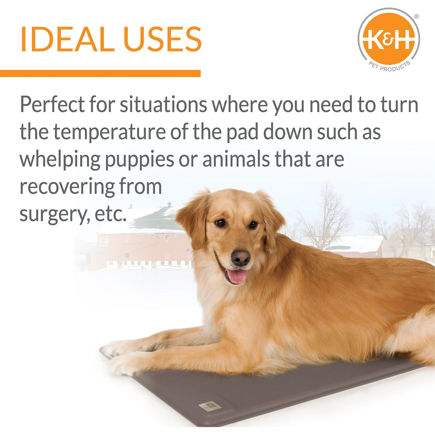 K&H Pet Products Deluxe Lectro-Kennel Heated Pad & Cover - Image 3