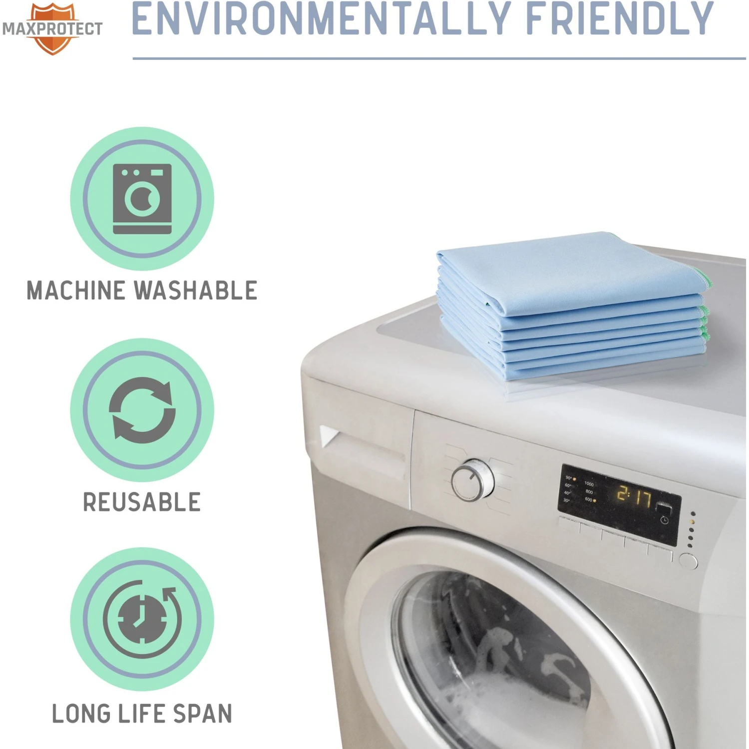 Chew + Heal Max Protect Quick-Dry Reusable Dog Pee Pads, 34-in - Image 3