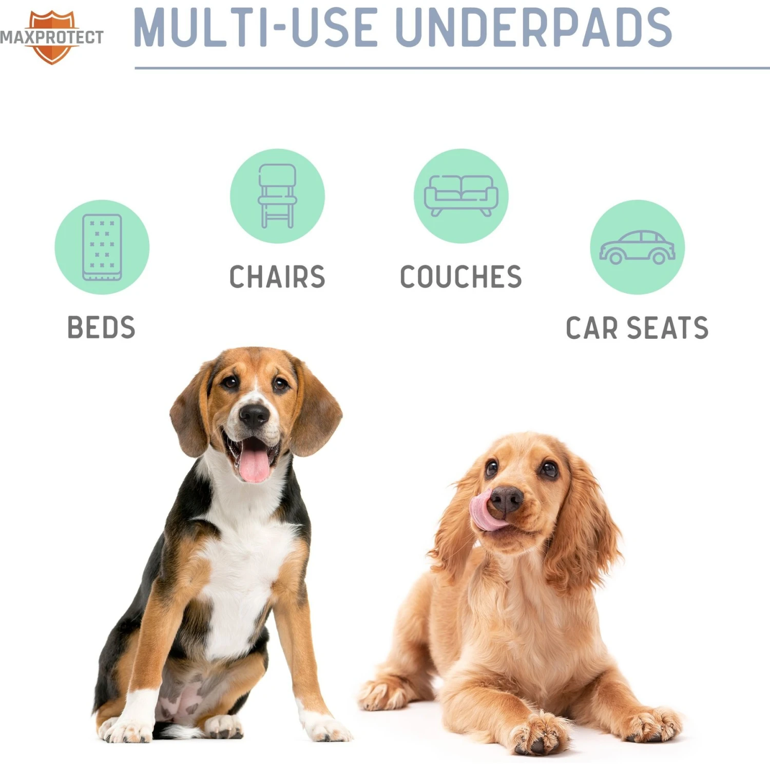 Chew + Heal Max Protect Quick-Dry Reusable Dog Pee Pads, 34-in - Image 7