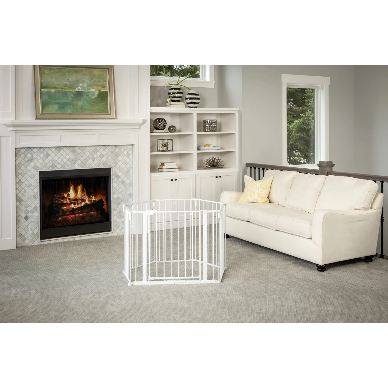 Regalo Pet Products 6 Panel Super Wide Dog Gate & Dog Play Yard - Image 2