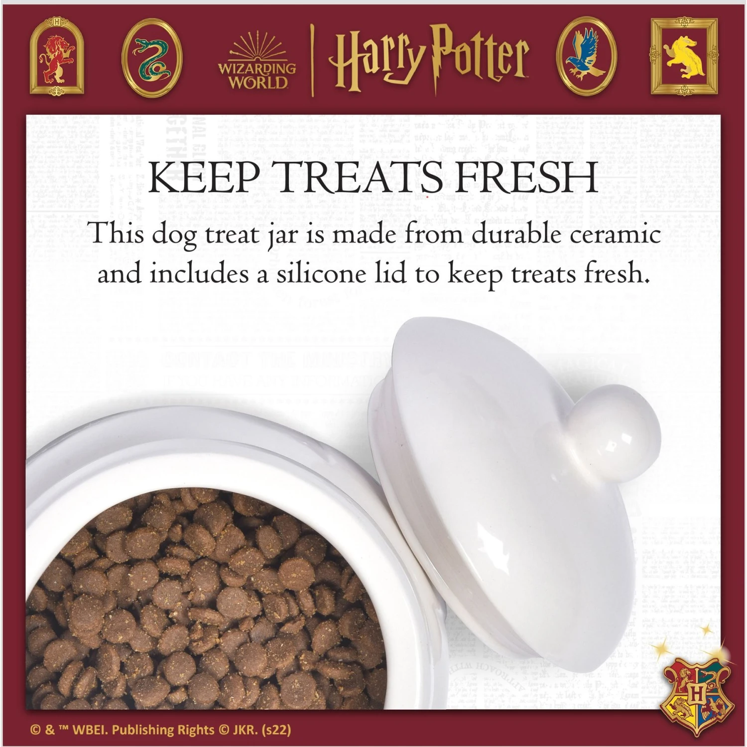 Fetch For Pets Harry Potter Hedwig Dog Treat Jar - Image 5